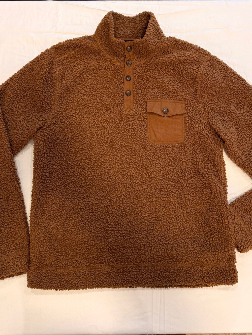 “Black Brown 126” long sleeve teddy bear jacket